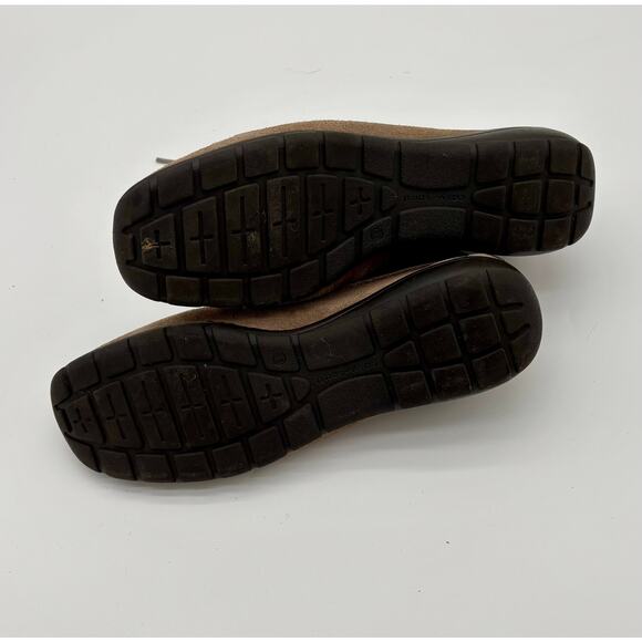 Easy Spirit Adagio Brown Boots Suede Square Toe Lace Up Loafers Women’s Size 8.5 - Picture 7 of 7